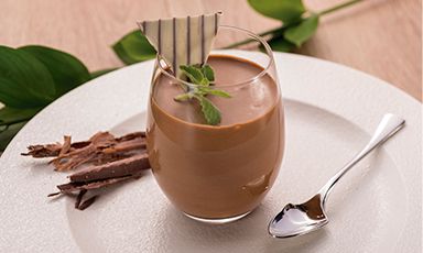 Mousse chocolate menta