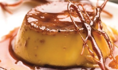 Flan light casero